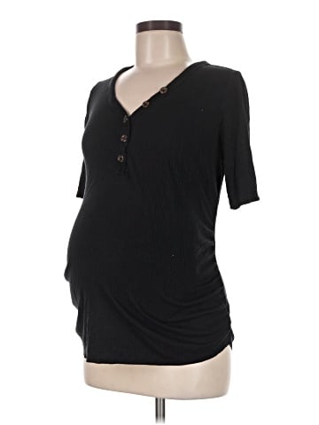 Isabel Maternity Short Sleeve Top (view 1)