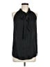 Banana Republic 100% Polyester Black Sleeveless Blouse Size L (petite) - photo 1