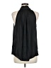 Banana Republic 100% Polyester Black Sleeveless Blouse Size L (petite) - photo 2