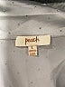 Peach 100% Polyester Metallic Silver Long Sleeve Blouse Size L - photo 7
