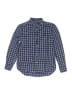 Ralph Lauren 100% Cotton Checkered-gingham Blue Long Sleeve Button-Down Shirt Size 7 - photo 1