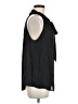 Banana Republic 100% Polyester Black Sleeveless Blouse Size L (petite) - photo 4