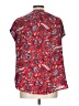 Liz Claiborne 100% Polyester Red Short Sleeve Blouse Size L - photo 2