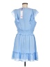 Parker 100% Polyester Blue Casual Dress Size 12 - photo 2