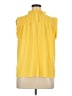 NY Collection 100% Polyester Yellow Sleeveless Blouse Size 1X - photo 2