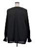 Jessica London 100% Polyester Black Long Sleeve Blouse Size 28w - photo 2