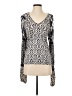 Free People Silver Long Sleeve Blouse Size XS - photo 1