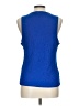 DKNY Blue Sleeveless Blouse Size L - photo 2