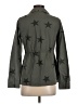 Aqua 100% Cotton Stars Green Jacket Size XS - photo 2