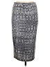 Matty M Graphic Gray Casual Skirt Size M - photo 1