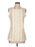 Tory Burch Ivory Sleeveless Blouse Size L - photo 1