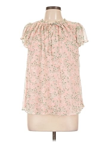 LC Lauren Conrad Short Sleeve Blouse (view 1)