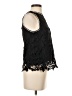 Design Lab Lord & Taylor 100% Polyester Black Sleeveless Blouse Size XS - photo 4
