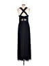 Betsy & Adam 100% Polyester Black Cocktail Dress Size 12 - photo 2