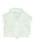 Zara White Sleeveless Button-Down Shirt Size 8 - 9 - photo 2