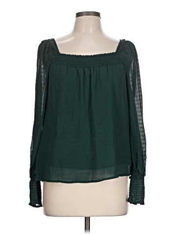 She + Sky Long Sleeve Blouse (view 1)
