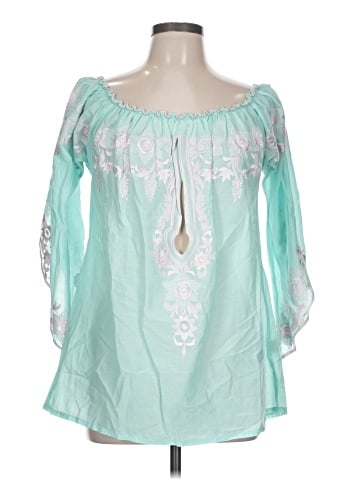 Taj 3/4 Sleeve Blouse (view 1)