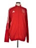 Adidas 100% Polyester Red Cardigan Size L - photo 1