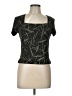 Ronni Nicole Black Short Sleeve Top Size 10 - photo 1