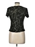 Ronni Nicole Black Short Sleeve Top Size 10 - photo 2