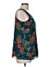 CAbi 100% Polyester Teal Sleeveless Blouse Size M - photo 4