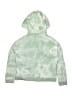 Monoprix Tie-dye Green Zip Up Hoodie Size 12 - photo 2