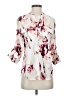 Ivanka Trump 100% Polyester Floral Ivory 3/4 Sleeve Blouse Size XS - photo 1