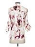 Ivanka Trump 100% Polyester Floral Ivory 3/4 Sleeve Blouse Size XS - photo 2