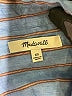 Madewell Stripes Blue Sleeveless Button-Down Shirt Size XS - photo 7