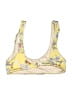 LA Hearts Floral Yellow Swimsuit Top Size S - photo 2