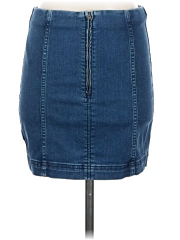 Free People Denim Skirt (view 2)