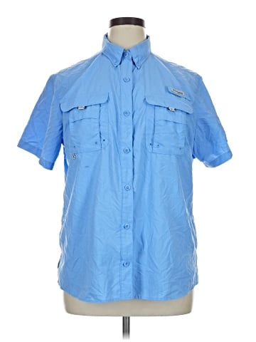 Columbia Short Sleeve Button-Down Shirt (view 1)