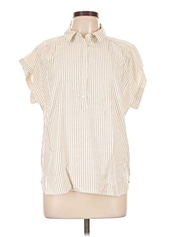 Ann Taylor Factory Short Sleeve Blouse (view 1)
