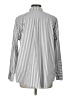 J.Jill Stripes Gray Long Sleeve Button-Down Shirt Size L - photo 2