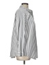J.Jill Stripes Gray Long Sleeve Button-Down Shirt Size L - photo 4