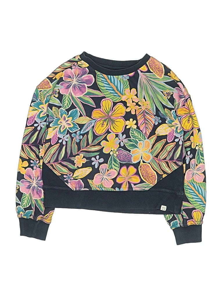 Pre-owned Roxy Kids' Sweatshirt In Black