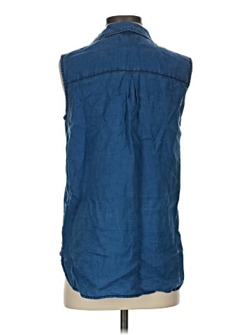 Madewell Sleeveless Button-Down Shirt (view 2)