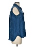 Madewell Blue Sleeveless Button-Down Shirt Size S - photo 4