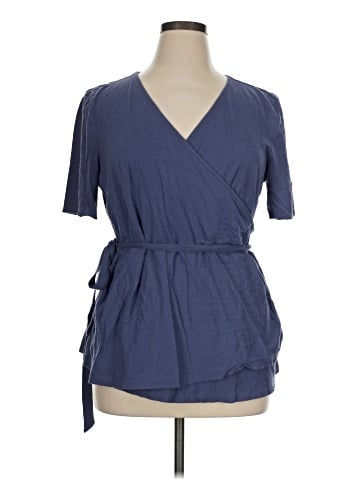 Ann Taylor LOFT Short Sleeve Blouse (view 1)