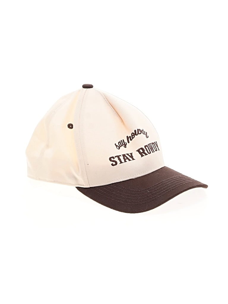 Pre-owned Assorted Brands Baseball Cap In Ivory