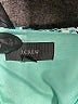 J.Crew 100% Silk Print Teal Cocktail Dress Size 00 - photo 4