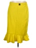 Ashley Stewart Solid Yellow Formal Skirt Size 18 Plus - photo 1