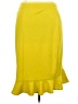 Ashley Stewart Solid Yellow Formal Skirt Size 18 Plus - photo 2
