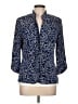 Alex Evenings Print Blue Blazer Size L - photo 1