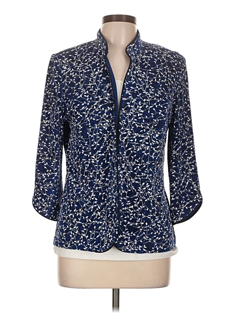 Pre-owned Alex Evenings Blazer Jacket In Blue
