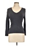 Bebe Gray 3/4 Sleeve Top Size L - photo 1