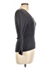 Bebe Gray 3/4 Sleeve Top Size L - photo 4