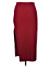 Unbranded Solid Burgundy Formal Skirt Size M - photo 2