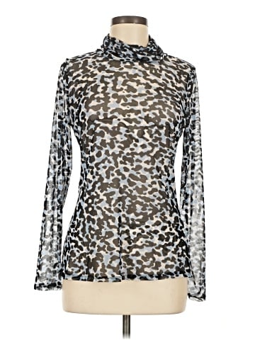 White House Black Market Long Sleeve Blouse (view 1)