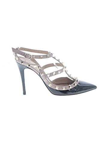 Valentino Garavani Patent Rockstud Caged Pumps 100 MM (view 1)